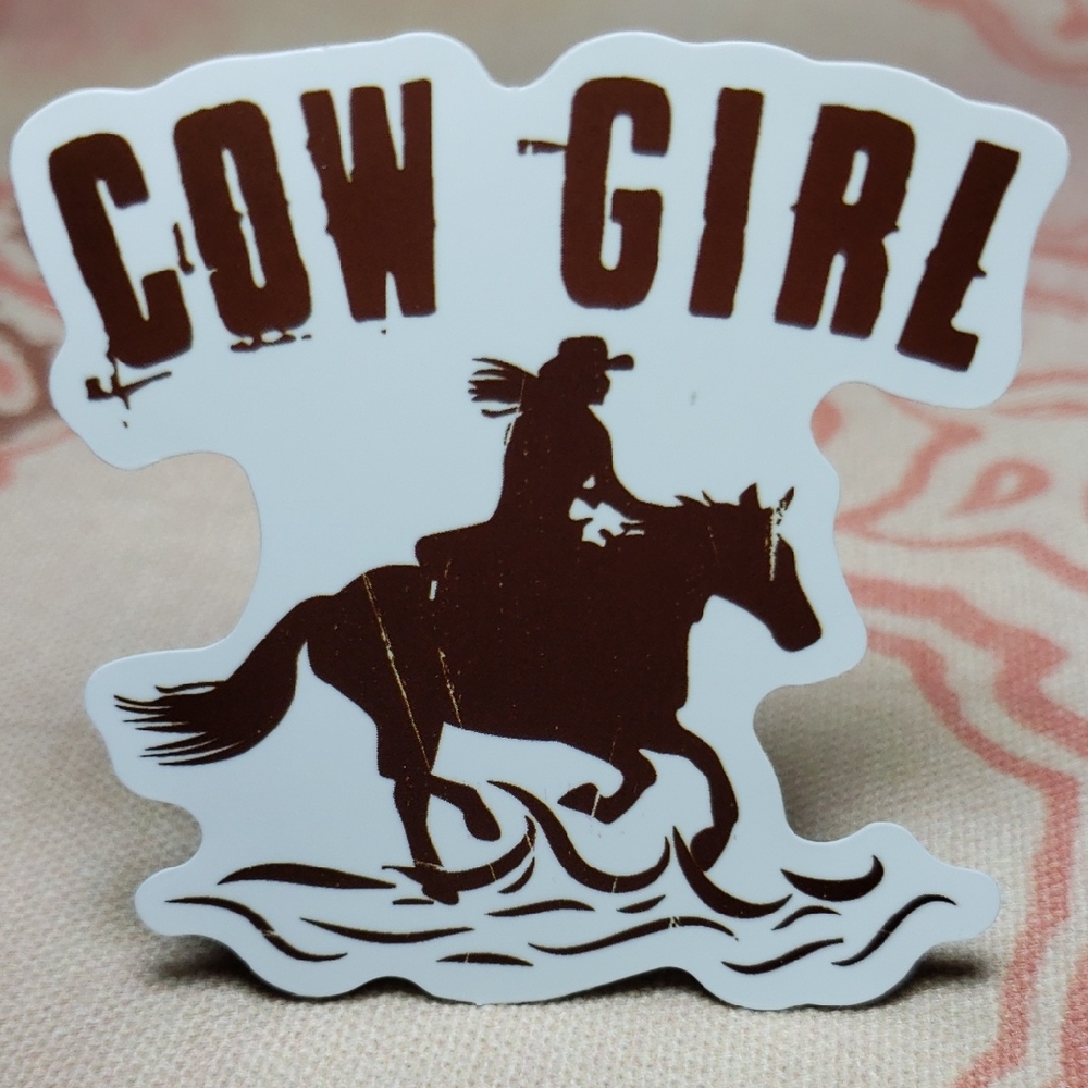 Cowgirl Sticker Horse Rider Sticker Equestrian Sticker Horse Show Sticker (F)